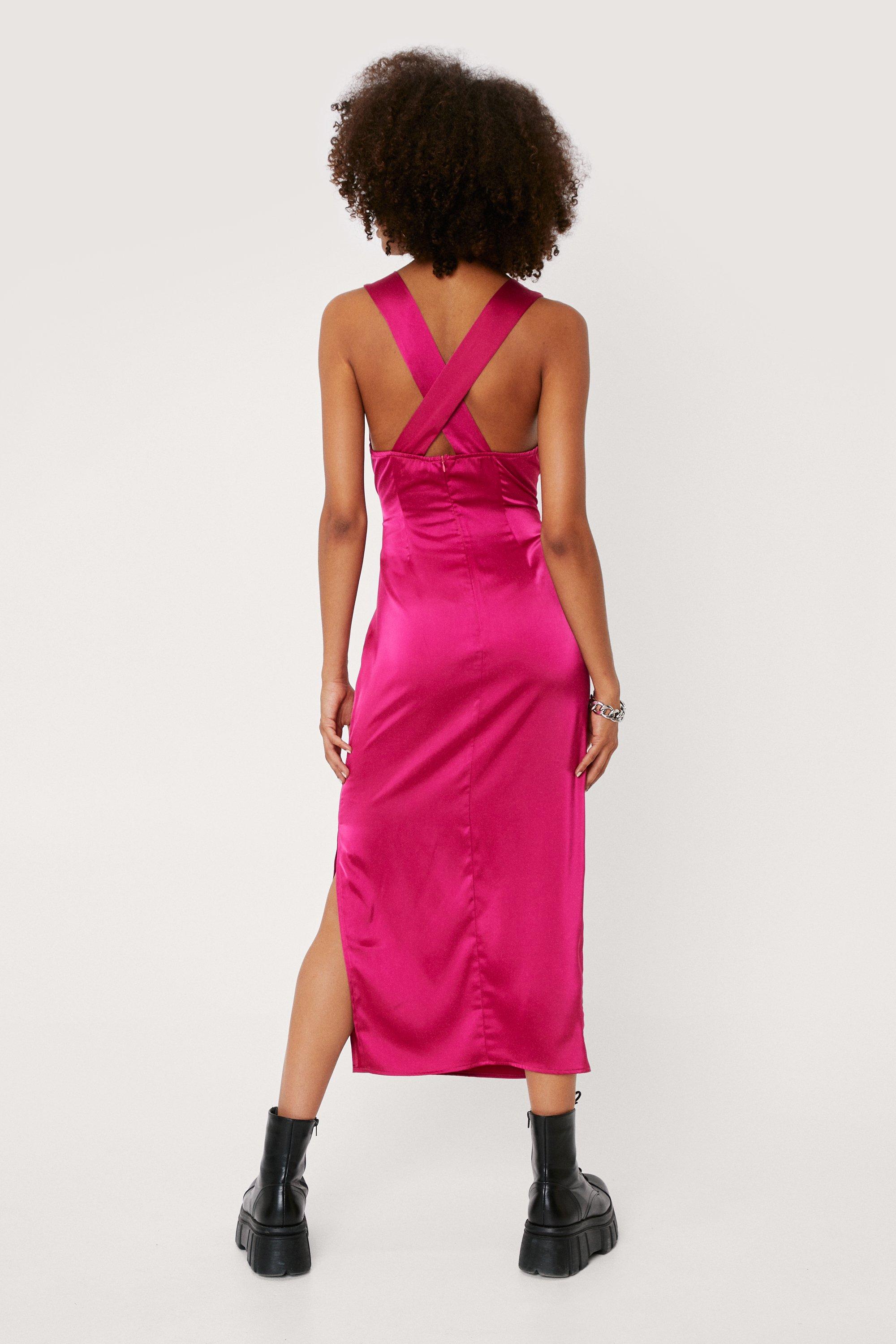 Nasty gal outlet pink dress